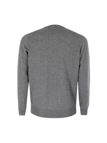 Sweter Kangra wełniany szary