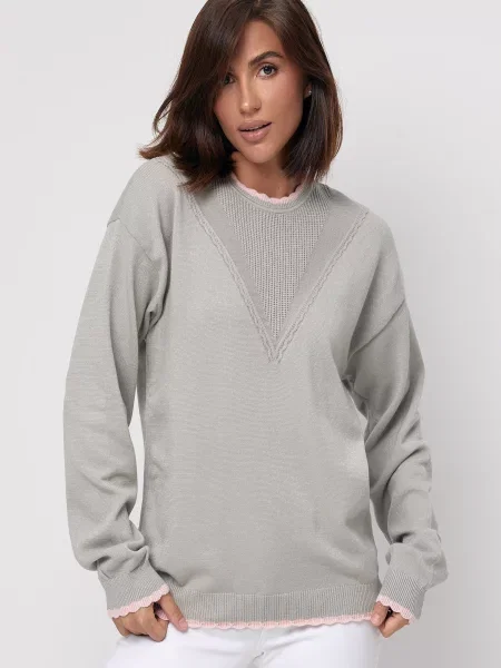 Джемпер MarSe світло-сірий сірий