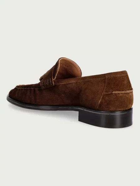 Billi Bi mokaszin női velúr Arabica babysilk suede barna