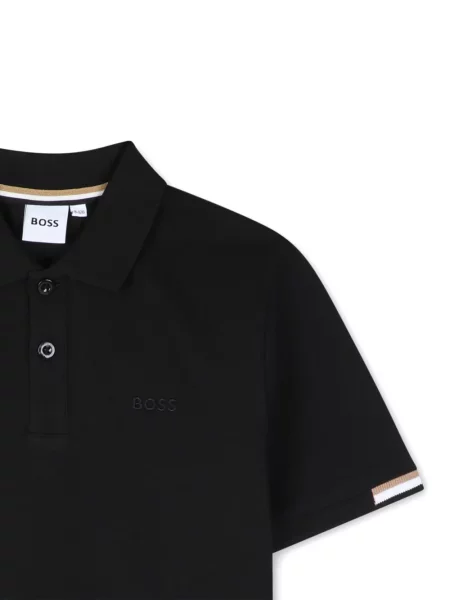 Koszulka polo dziecięca Bosswear czarna