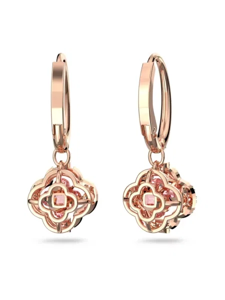 Swarovski kolczyki SPARKLING DC różowe