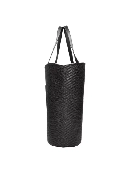 Shopperka N°21 skórzana czarna