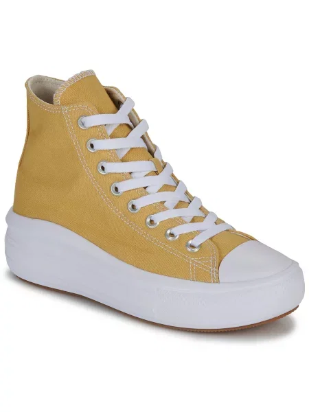Superge Converse Chuck Taylor All Star s platformo rumena