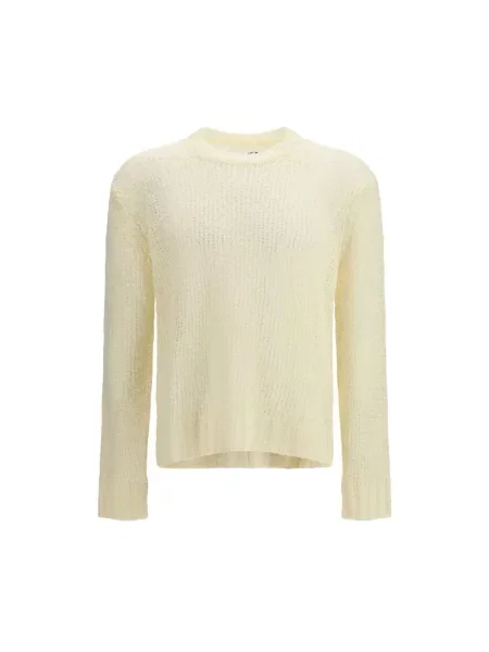 Dzianinowy sweter Jil Sander beżowy