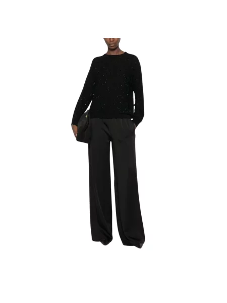 Sweter Fabiana Filippi z cekinami czarny