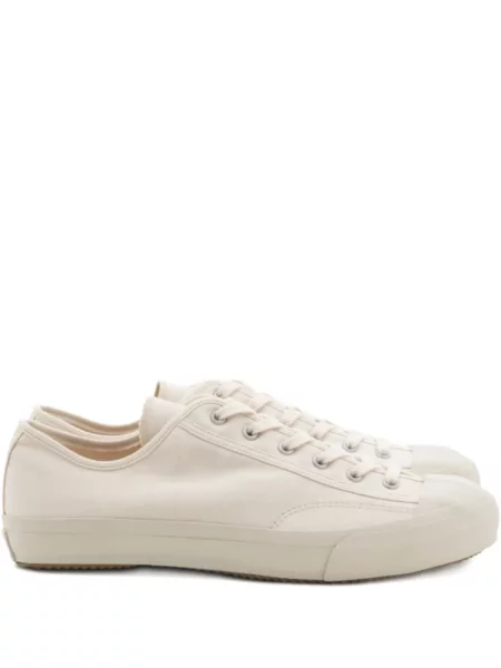 Sneakerși Moonstar cu șireturi din dantelă alb