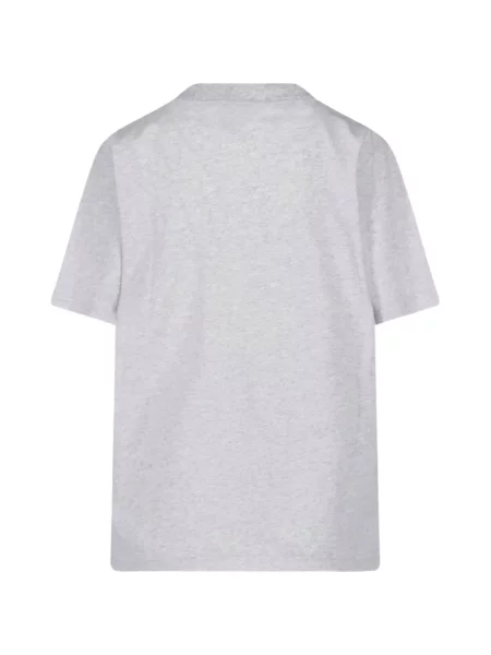 Tricou Sporty & Rich cu imagine gri