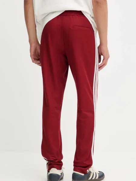 Adidas Originals spodnie dresowe bordowy