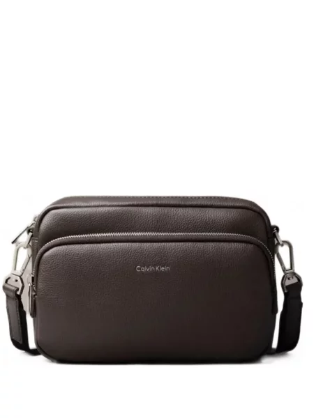 Geantă crossbody Calvin Klein cu imagine maro