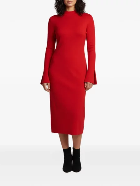 Rochie midi Solace London evazată roșu