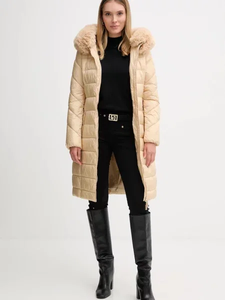 Куртка Gaudi зимова бежевий