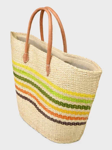 Le Comptoir de la plage Пляжна сумка Kirindy_SGM_NAT Сахара Солома