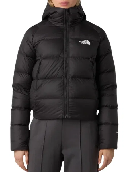 Kurtka puchowa The North Face z kapturem czarna