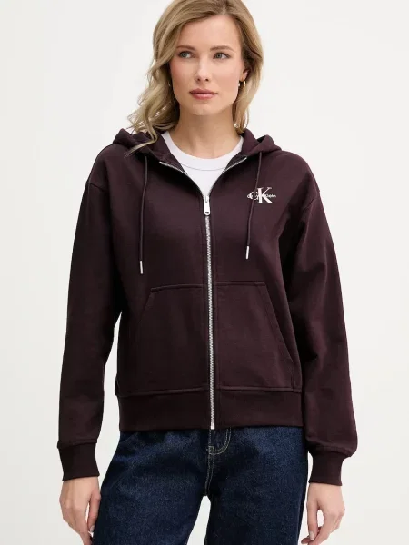 Calvin Klein Jeans bluză maro