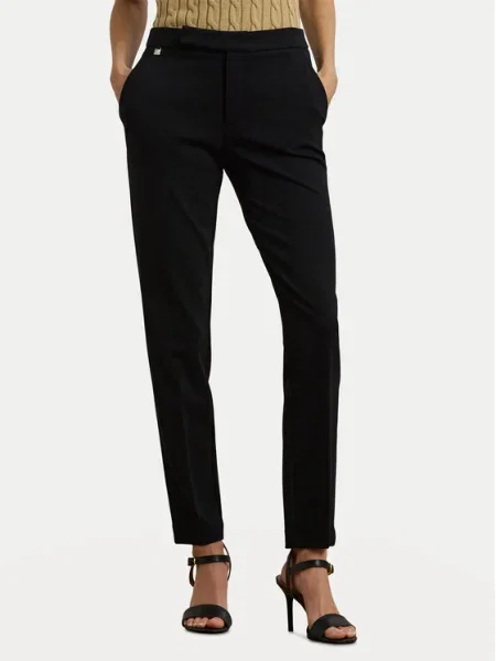 LAUREN RALPH LAUREN Pantaloni din Straight Fit negru