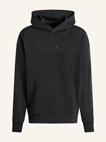 Adidas Oversized Mikina S Kapucí All Szn French Terry černá