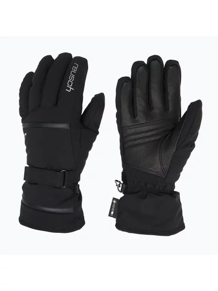 Lyžařské rukavice Reusch Alison Gore-Tex black/silver černé