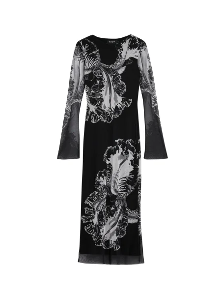 Desigual Rochie negru alb