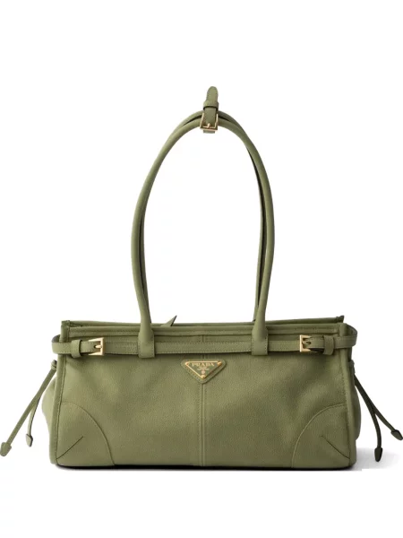 Geantă Prada din piele verde