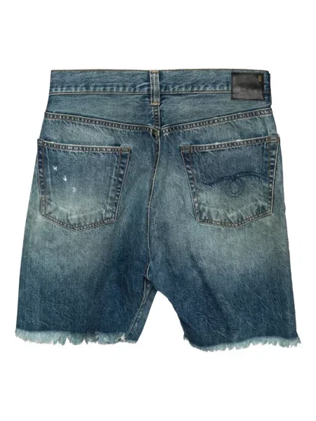 Pantaloni scurți R13 asimetrice albastru