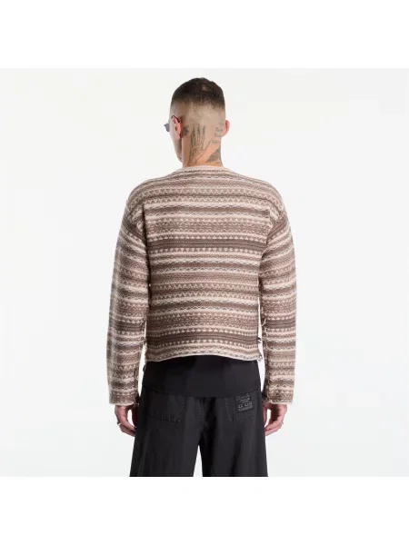Pulover Umbro Fair Isle Crest Crew Greige XL