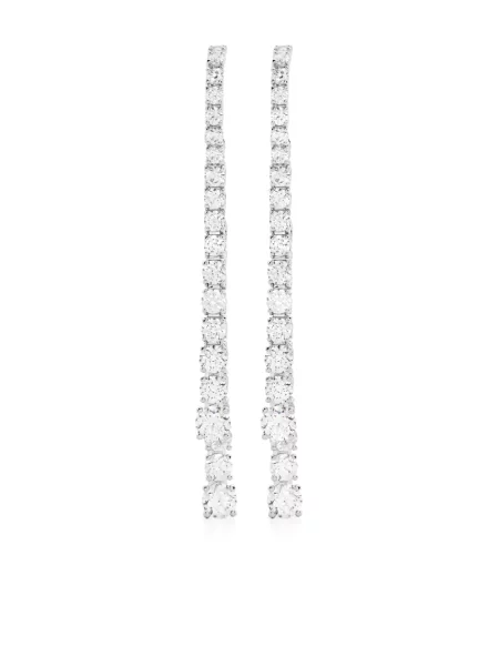 Cercei Swarovski argintiu
