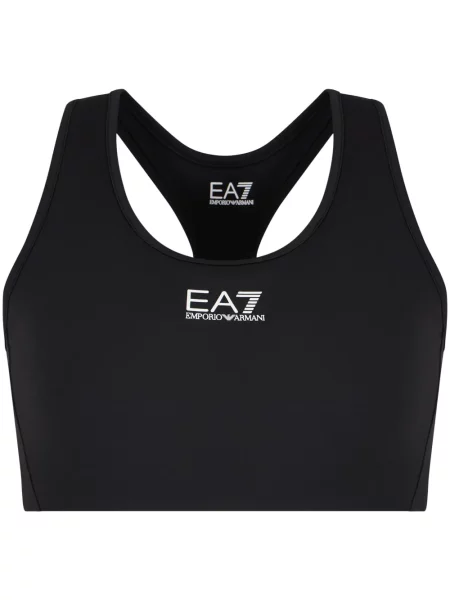 Top Ea7 Emporio Armani cu imagine negru