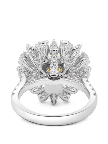 Inel Hyt Jewelry cu motiv cu inimi galben