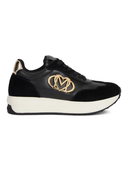 Buty do biegania Love Moschino skórzane do biegania czarne