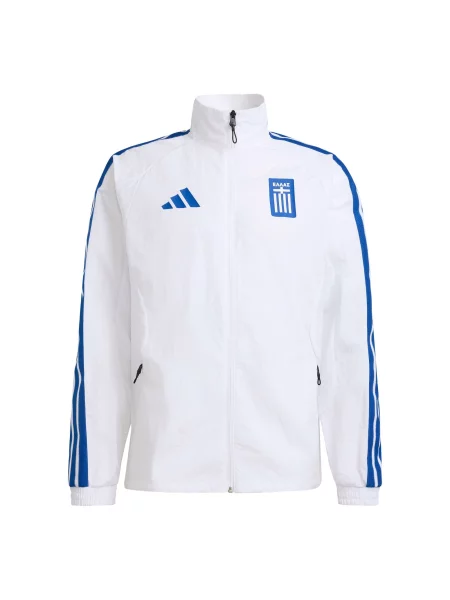 ADIDAS PERFORMANCE Μπουφάν άσκησης Griechenland Anthem μπλε λευκό
