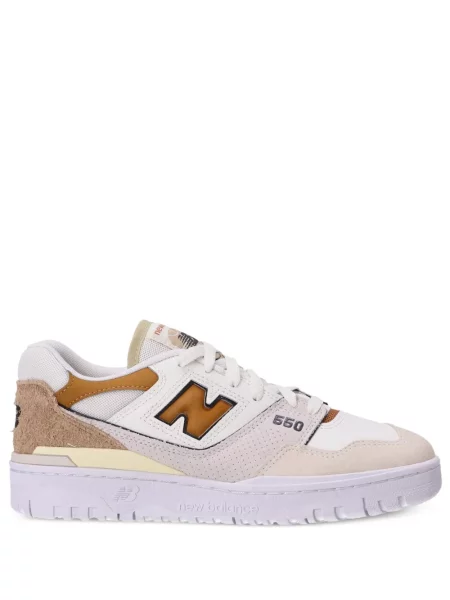 Sneakerși New Balance 550 din piele alb