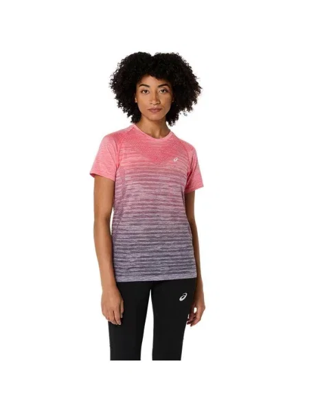 T-shirt Bezszwowy czerwona