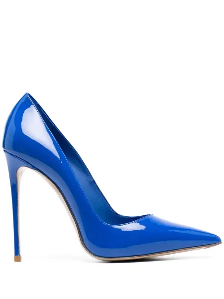 Pantofi cu toc Le Silla din piele albastru
