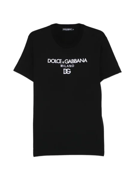 Tricou Dolce & Gabbana cu broderie negru