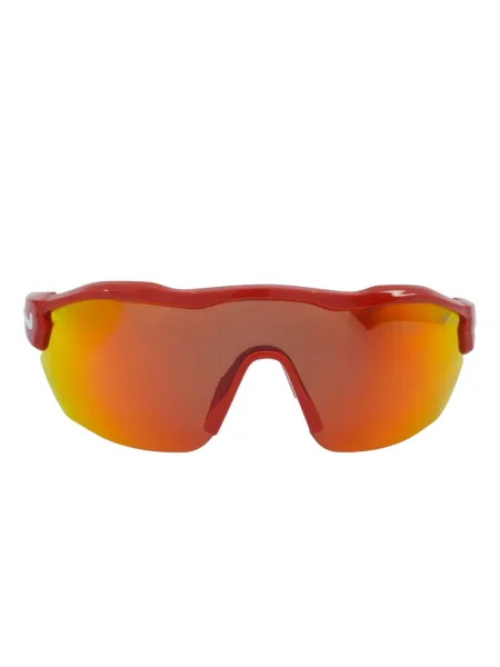 Ochelari de soare Nike cu cordon din jerseu cu imprimeu abstract gri