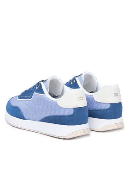 Tommy Hilfiger Laisvalaikio batai Th Retro Runner Mix mėlyna