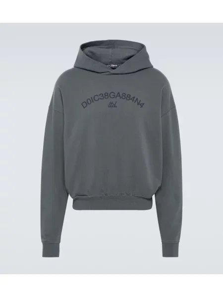 Jersey hoodie Dolce&gabbana siva