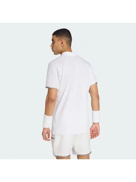 Koszulka polo TENNIS CLIMACOOL + FREELIFT PRO biała