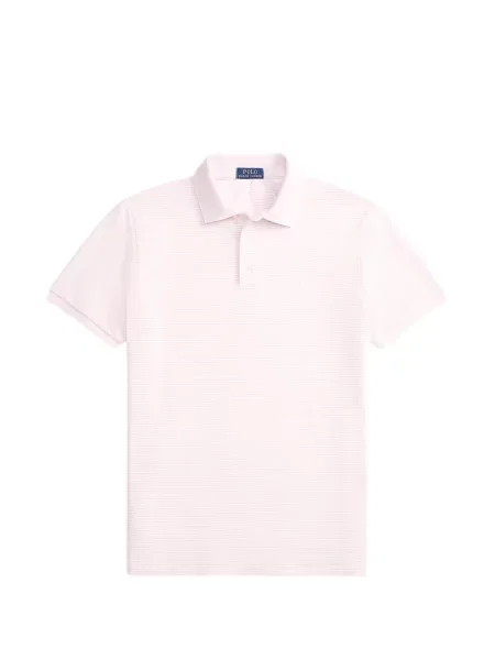 Tricou polo Polo Ralph Lauren cu model floral cu imagine din fleece albastru