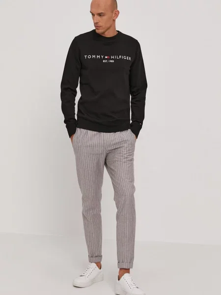 TOMMY HILFIGER Mikina námornícka modrá / červená biela čierna