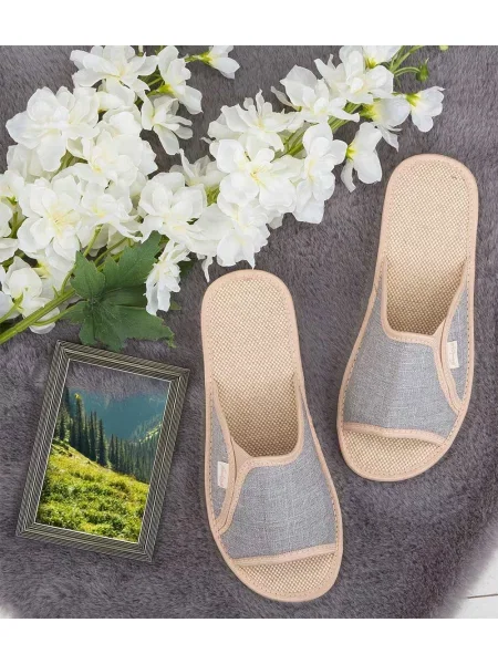 Papuci Natural Style bej