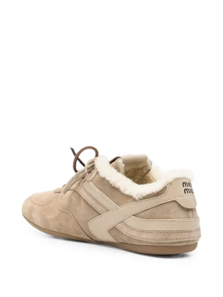 Top Miu Miu din piele de oaie