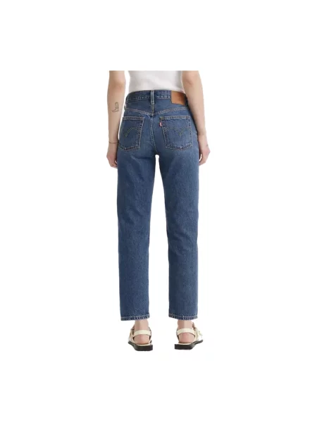 Levi's Jeansy Kobieta Accorciati Original Lightweight Jeansy niebieski