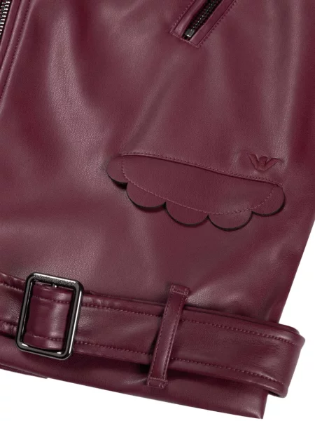 Kurtka dziecięca Emporio Armani czerwona