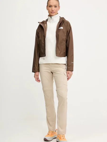 Dámska fleecová mikina The North Face Glacier Fleece white dune béžová