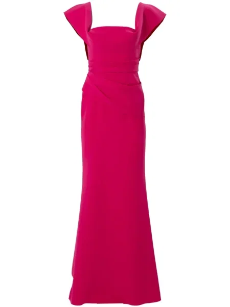 Rochie Carolina Herrera cu volane roz