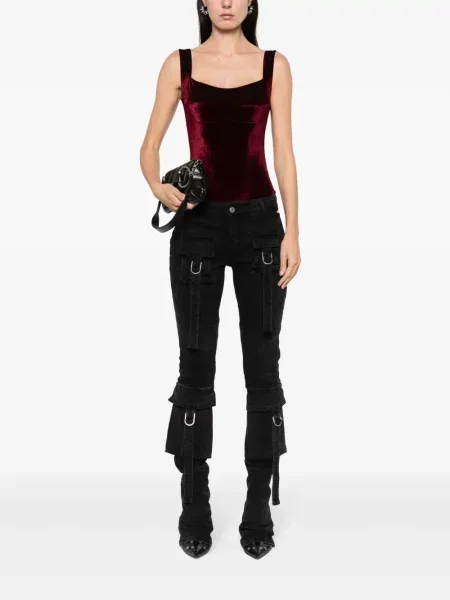 Body Atu Body Couture de catifea roșu