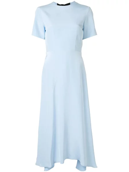 Rochie midi Macgraw până la genunchi de costum albastru