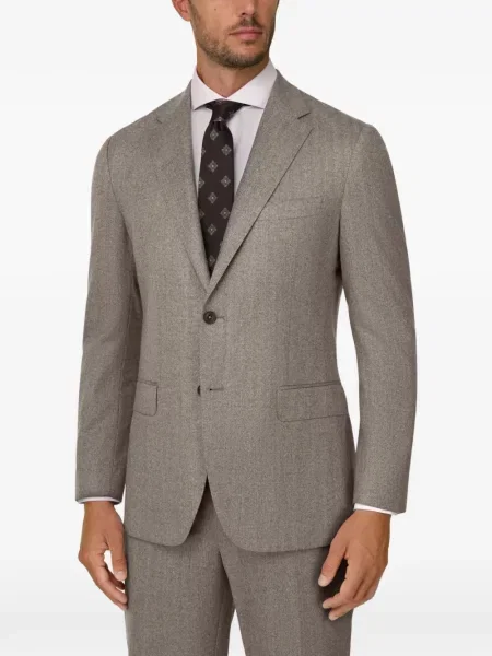 Costum Boggi Milano de lână cu model herringbone