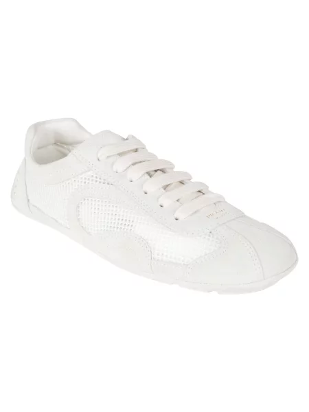 Sneakersy Prada zamszowe białe